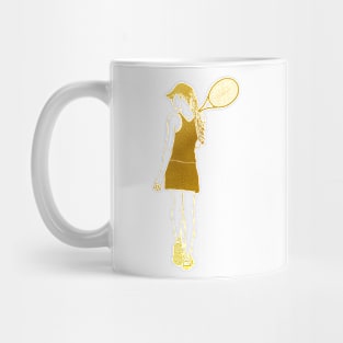 Tennis Player Girl Mug